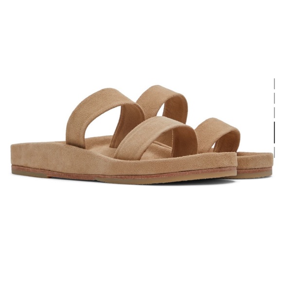 Lauren Manoogian Beige Suede Band Sandals - Picture 4 of 5